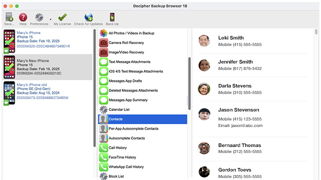 How to export iPhone contacts to PC or Mac.
