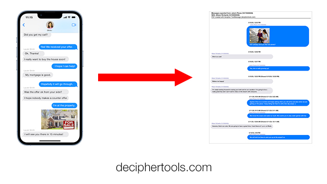 Three methods to print iPhone text messages on a computer.